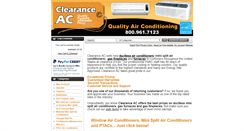 Desktop Screenshot of clearanceac.com